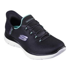 Buty Skechers Slip-ins Summits - Diamond Dream 150123-BKTQ czarne 1