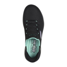Buty Skechers Slip-ins Summits - Diamond Dream 150123-BKTQ czarne 2
