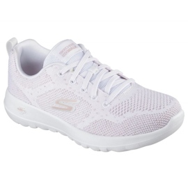 Buty Skechers Go Walk Joy - Violet 124640 Wtrg białe 1
