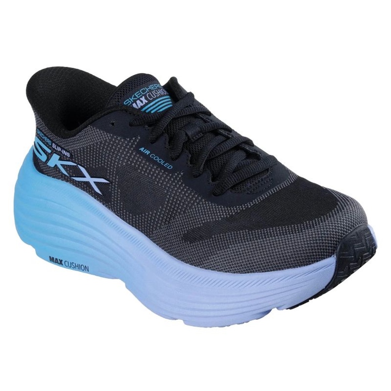 Buty Skechers Slip-ins Max Cushioning Endeavour - Hallandale 129473-BKBL czarne 1