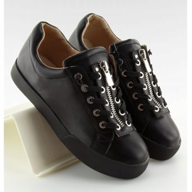 Trampki damskie czarne 7209 Black 1