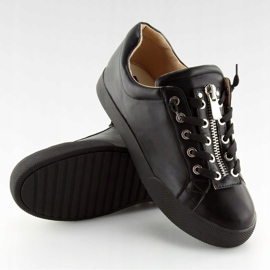 Trampki damskie czarne 7209 Black 2