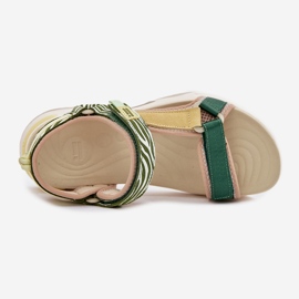 Sandały Damskie Na Rzepy D.Franklin DFSH406003 Zielone 13