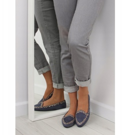 Mokasyny lordsy granatowe 1389 Navy 1