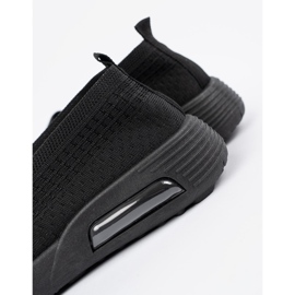 Shelvt Wygodne buty sportowe damskie czarne 1