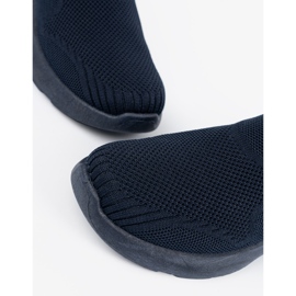 Shelvt Damskie wsuwane buty sportowe granatowe niebieskie 5