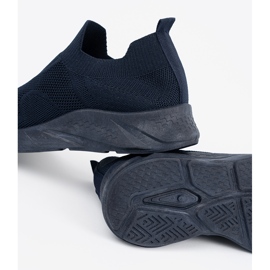 Shelvt Damskie wsuwane buty sportowe granatowe niebieskie 1