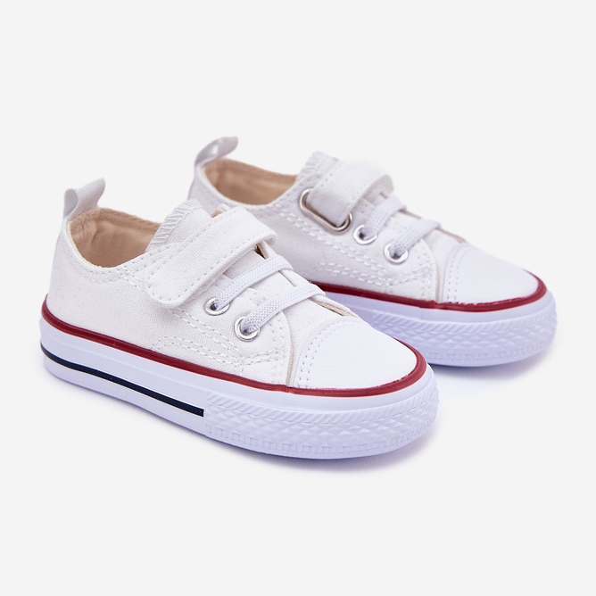 Inna Trampki Dziecięce Na Rzep Białe 1