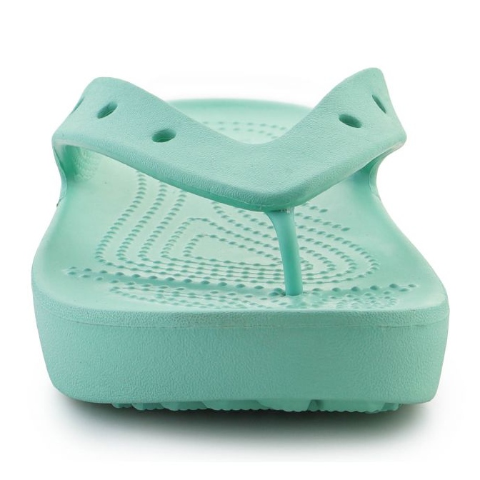 Japonki Crocs Classic Platfrom Flip  Oxygen 207714-3UG zielone 1