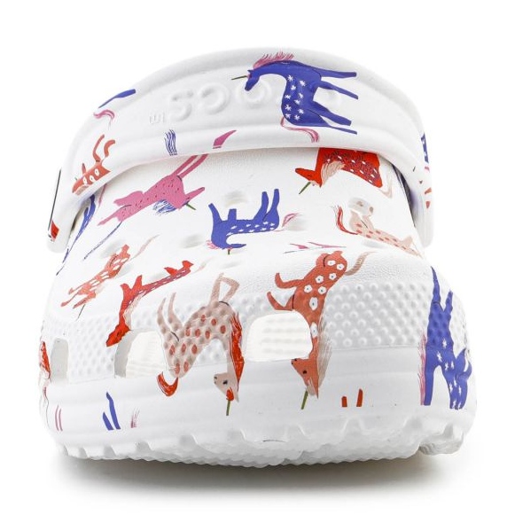 Klapki Crocs Classic Character Print Clog  209695-9CD białe 1
