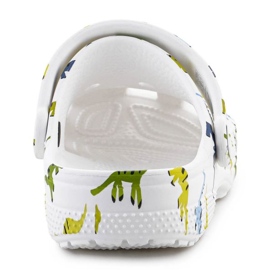 Chodaki dziecięce Crocs Classic Character Print Clog 209695-9DH białe 5