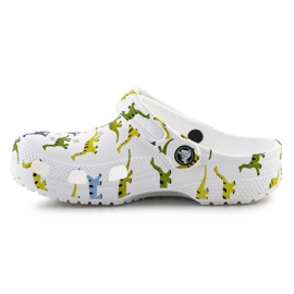 Chodaki Crocs Classic Character Print Clog 209695-9DH białe 6