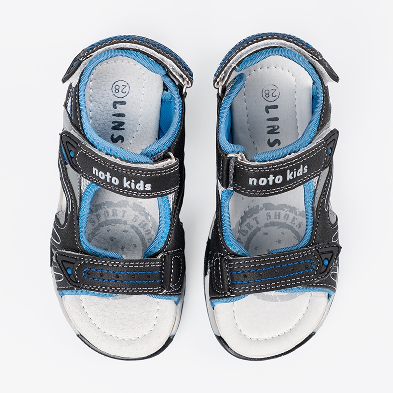 Shelvt Snadały chłopięce czarne 2