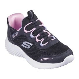 Buty Skechers Slip-ins Bounder Simple Cute  303585N-BLK czarne 1
