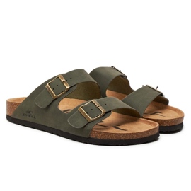 Klapki ONeill Vince Slider Low 9024105252A zielone 1