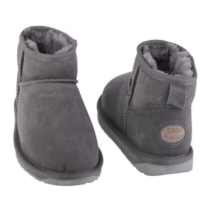 Buty Emu Australia Stinger Micro W10937-CHAR szare 2