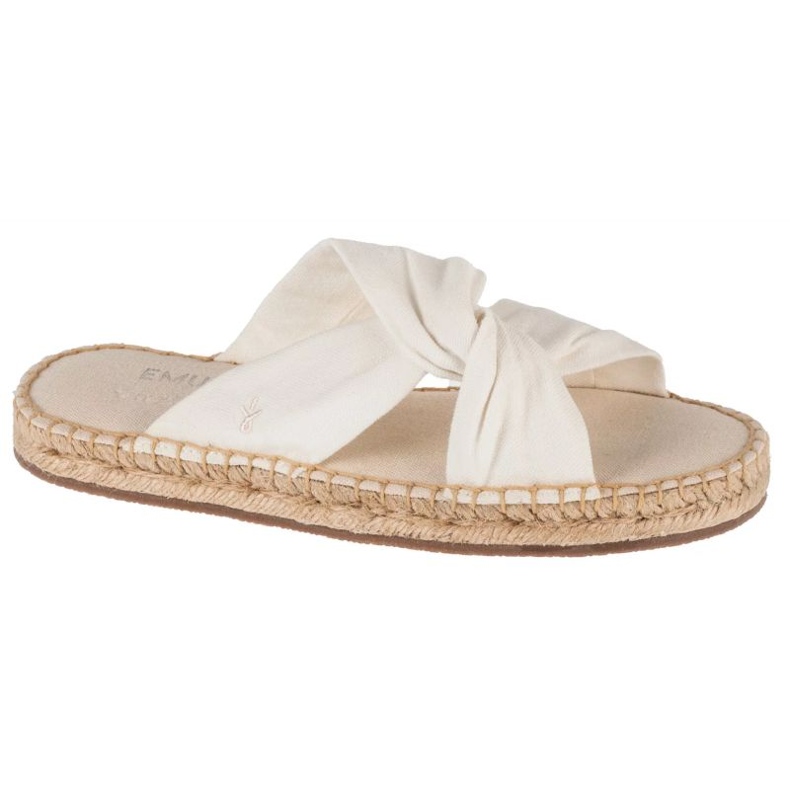 Klapki Emu Australia Rowley W13169-COCT białe 1