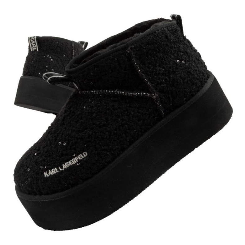 Buty, śniegowce Karl Lagerfeld Thermo KL48522WW0S czarne 1