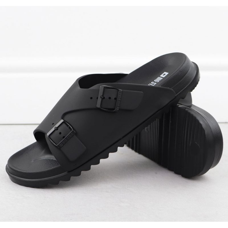 Klapki Big Star RR174A019 czarne 1