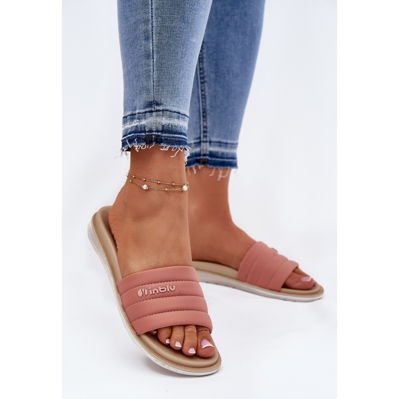 Klapki Damskie Inblu SF000003 Różowe 2