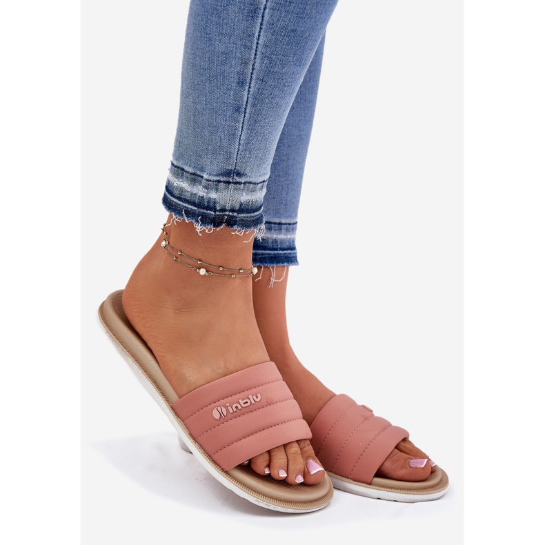 Klapki Damskie Inblu SF000003 Różowe 1