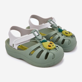 Sandałki Dziecięce Na Rzep Owoce 83615 Ipanema Summer Xiv Baby Zielone 1