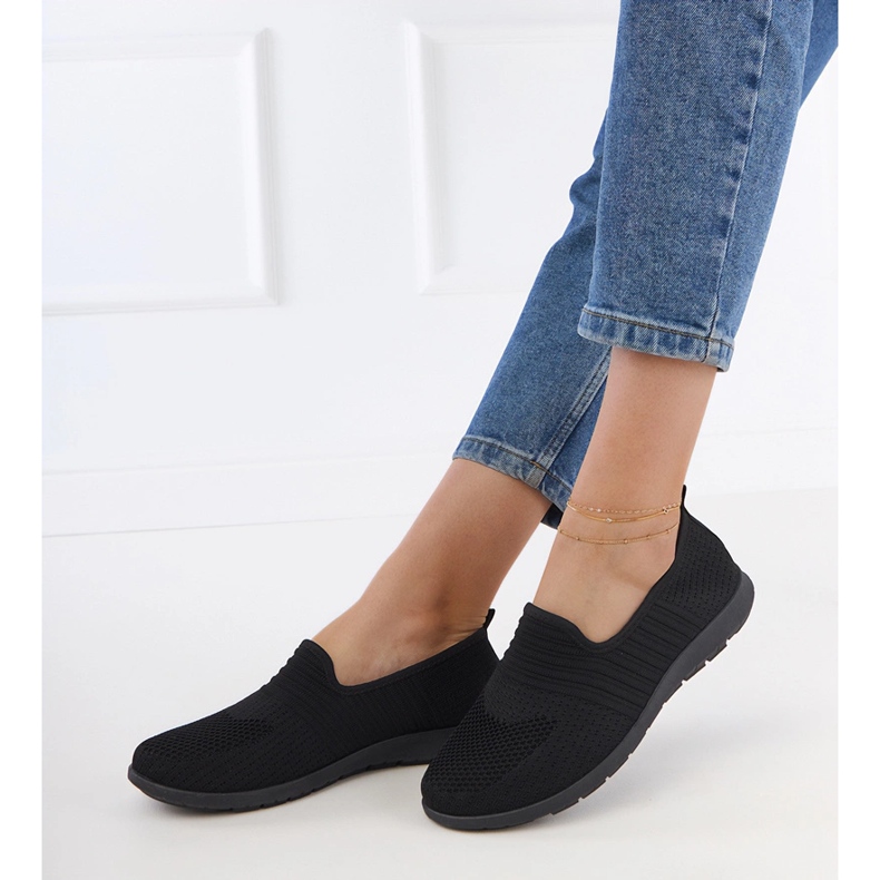 Czarne damskie tenisówki 1