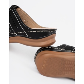 Klapki damskie czarne 1