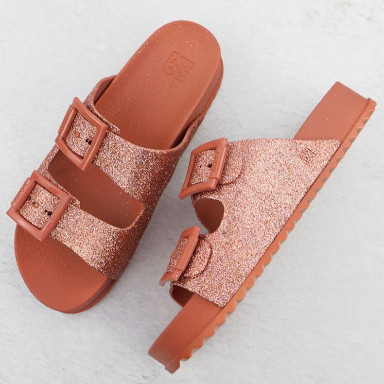 Klapki Zaxy RR285025 brązowe 1