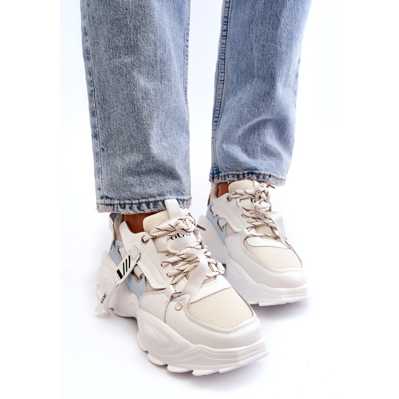 Sneakersy Damskie GOE NN2N4039B Białe 3