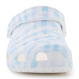 Klapki Crocs Classic Gingham Clog 211006-16S białe 2