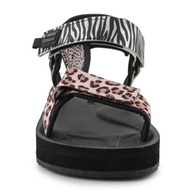 Sandały D.Franklin Forest High Strips Animal Print  DFSH404002-ABLA czarne 6