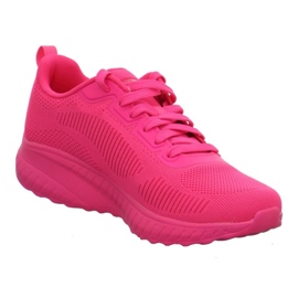 Buty Skechers Bobs Squad Chaos-Cool Rythms 117216-NCOR różowe 2
