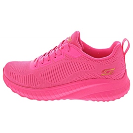 Buty Skechers Bobs Squad Chaos-Cool Rythms 117216-NCOR różowe 4