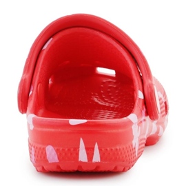 Klapki Crocs Classic Vday Clog T  209755-6ZR czerwone 9