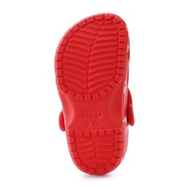 Klapki Crocs Classic Vday Clog T  209755-6ZR czerwone 11