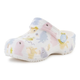 Klapki Crocs Classic Pastel Pets Clog T  210989-0WV wielokolorowe 7
