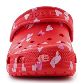 Klapki Crocs Classic vday Clog 209754-6ZR czerwone 6