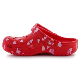 Klapki Crocs Classic vday Clog 209754-6ZR czerwone 8