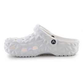 Klapki Crocs Classic Geometric Clog 209563-100 białe 8