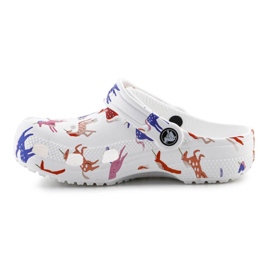 Klapki Crocs Classic Character Print Clog  209695-9CD białe 7