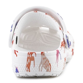 Klapki Crocs Classic Character Print Clog  209695-9CD białe 8