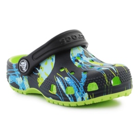 Klapki Crocs Classic Meta Scape Clog T  208456-3UF czarne 5
