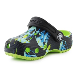 Klapki Crocs Classic Meta Scape Clog T  208456-3UF czarne 7