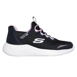 Buty Skechers Slip-ins Bounder Simple Cute  303585N-BLK czarne 4