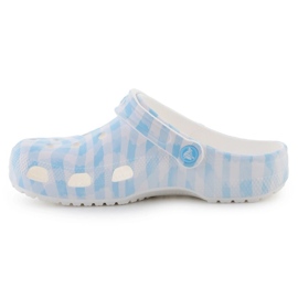 Klapki Crocs Classic Gingham Clog 211006-16S białe 9
