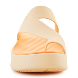 Japonki Crocs Getaway Platform Toe Loop 210834-78Z pomarańczowe 7