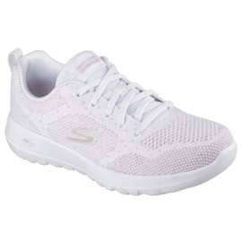 Buty Skechers Go Walk Joy - Violet 124640 Wtrg białe 4