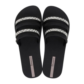 Klapki Ipanema Chic Slide Fem 83707 BE140 czarne 2