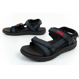 Sandały męskie Lee Cooper LCW-25-34-3554M czarne 13